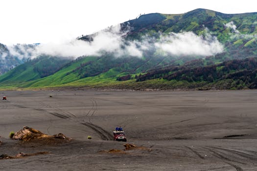 image of a Jeep on a scenic trail