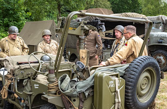 Historic Jeep from World War II