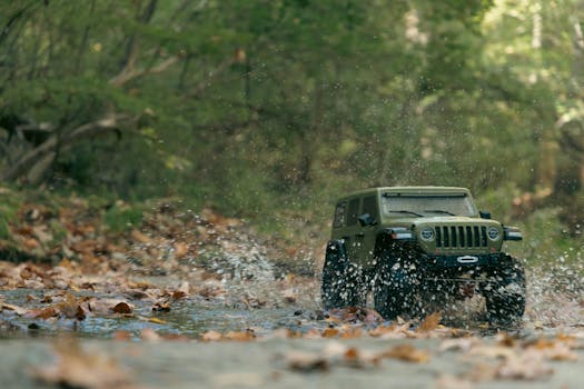 WWII Jeep in action