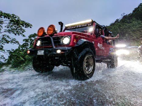 WWII Jeep in action