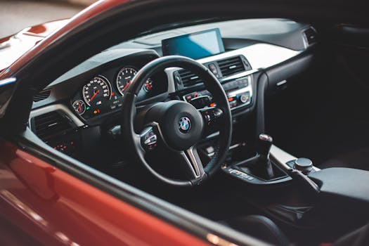 modern jeep interior