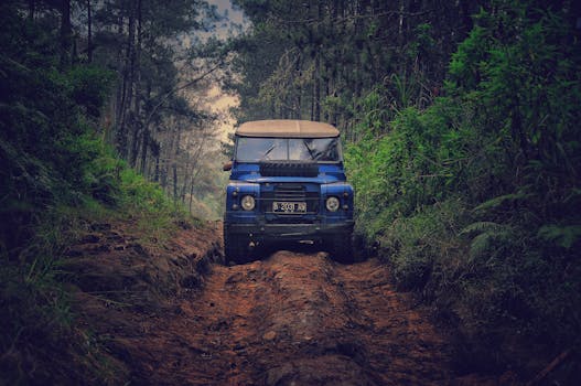 A Jeep club trail ride through scenic landscapes