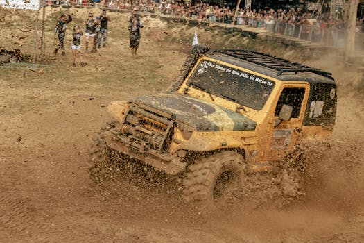 Jeep enthusiasts at a local off-road event