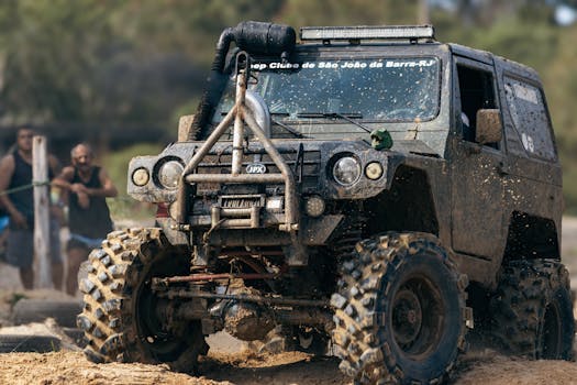 Jeep enthusiasts at a camp