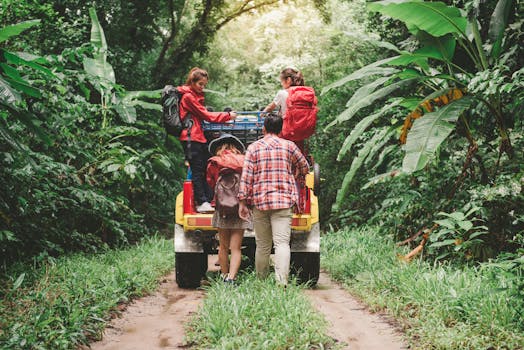 Jeep off-roading group