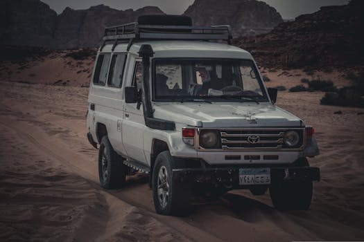 jeep navigating rocky terrain