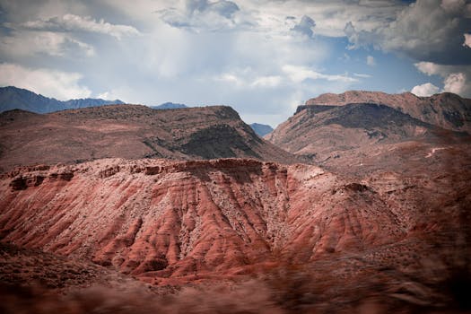 Stunning red rock landscape in Moab